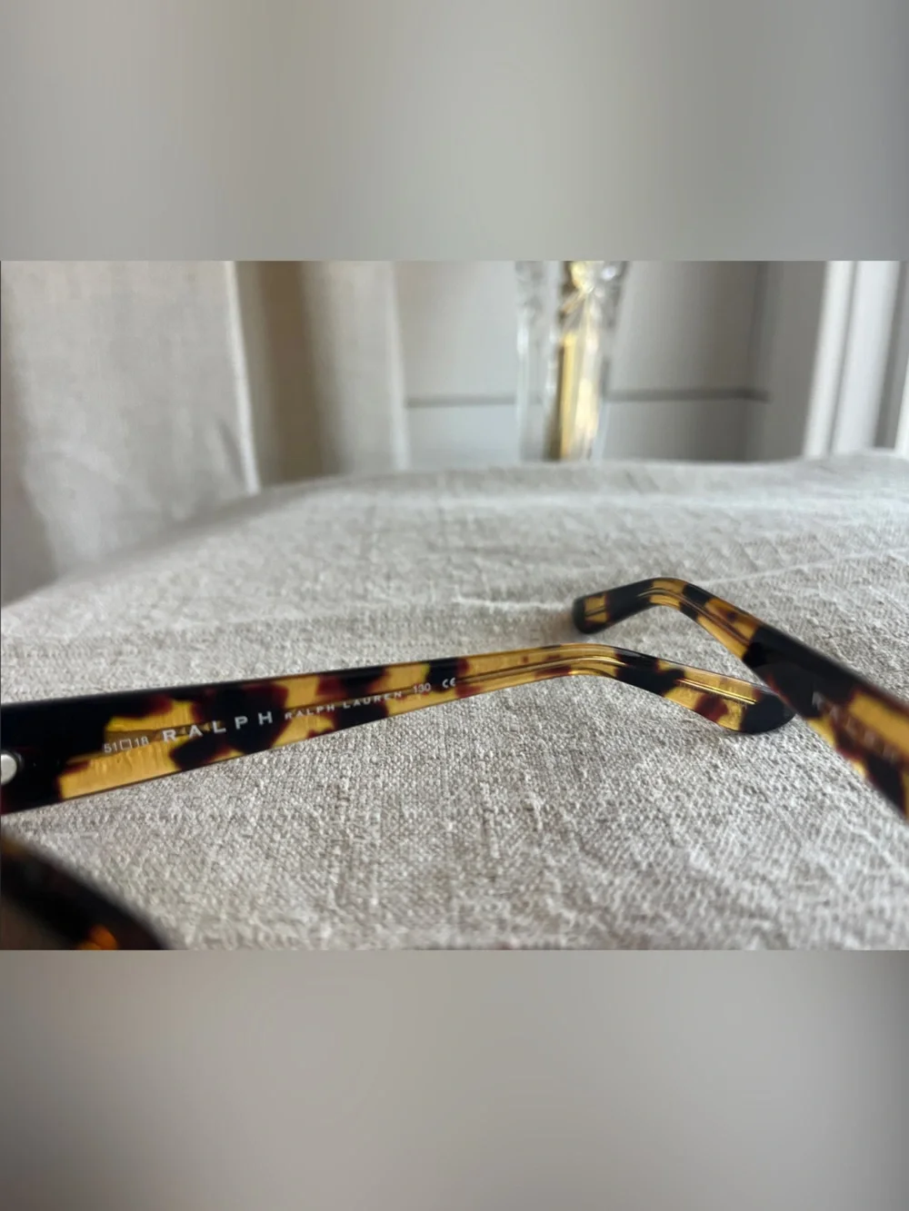 Ralph Lauren Tortoise Shell Brown & Amber Sunglasses - Picture 2 of 7